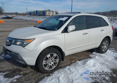 2007 Acura Mdx from USA, damaged, VIN 2HNYD28207H507134